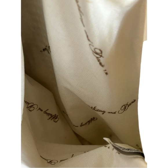 Whiting & Davis white vintage metal bead bag - Picture 6 of 8